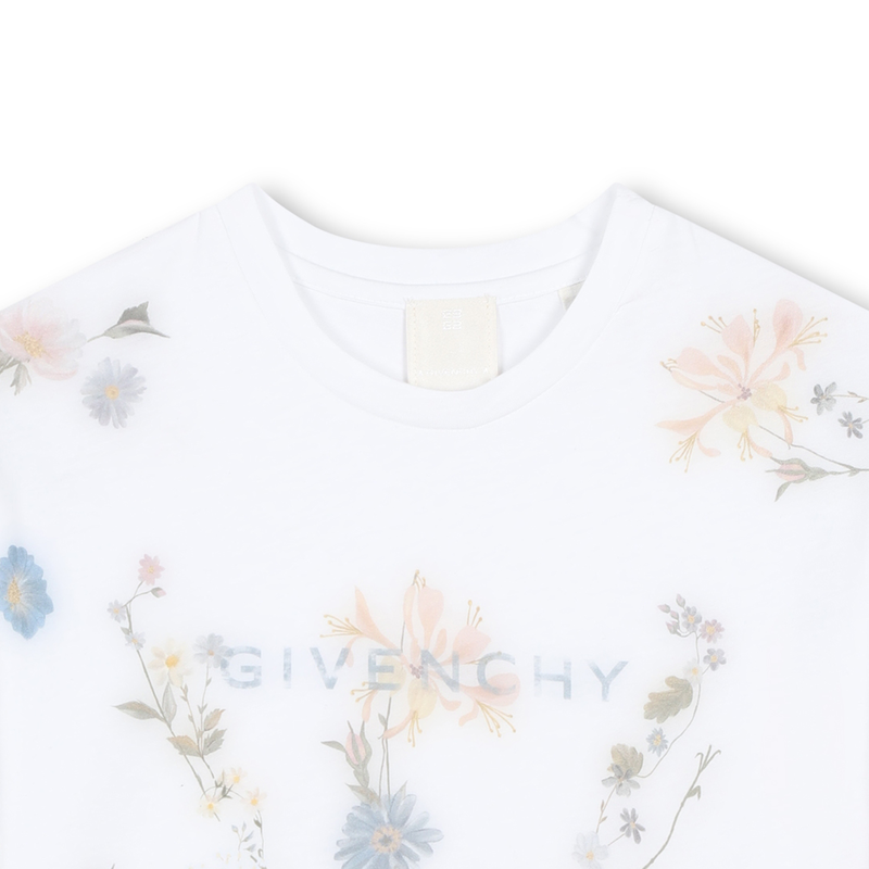 T-shirt mangas curtas algodão GIVENCHY 
                    GIRL