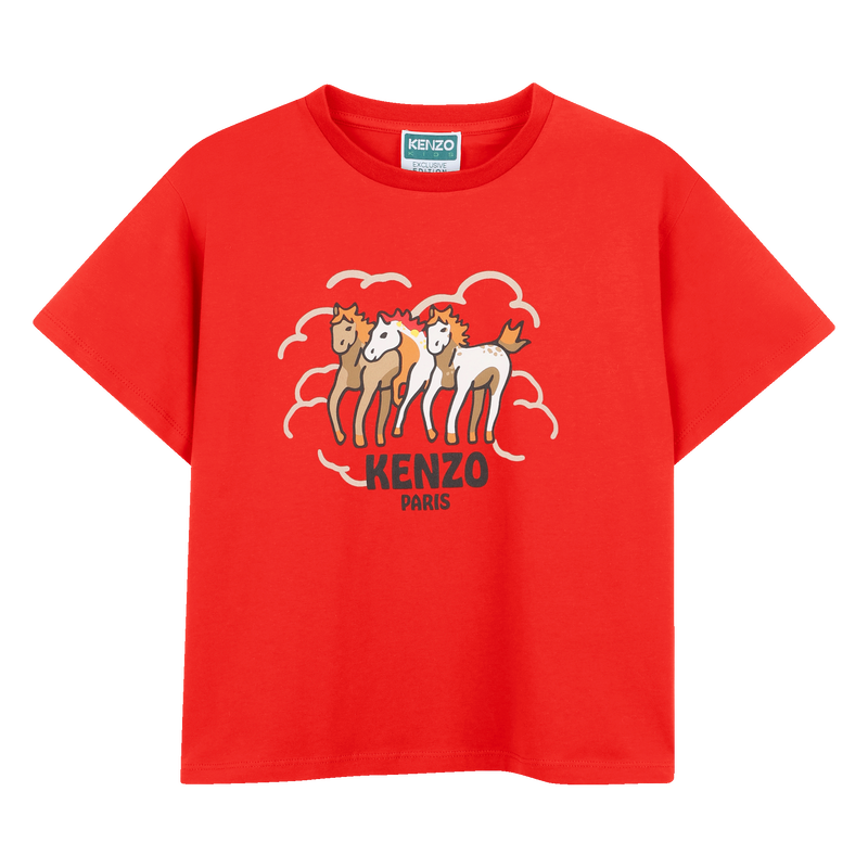 T-SHIRT DE MANGA CURTA KENZO KIDS 
                        UNISEX