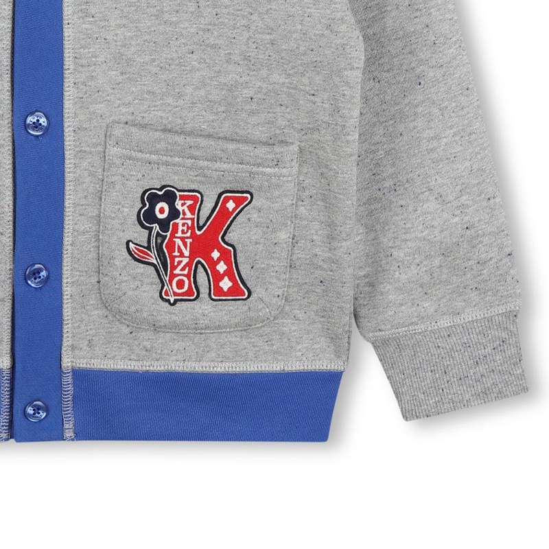 Cardigã em moletão KENZO KIDS 
                    BOY