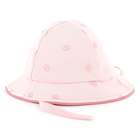 Chap&eacute;u de algod&atilde;o com cord&otilde;es BOSS 
                    GIRL