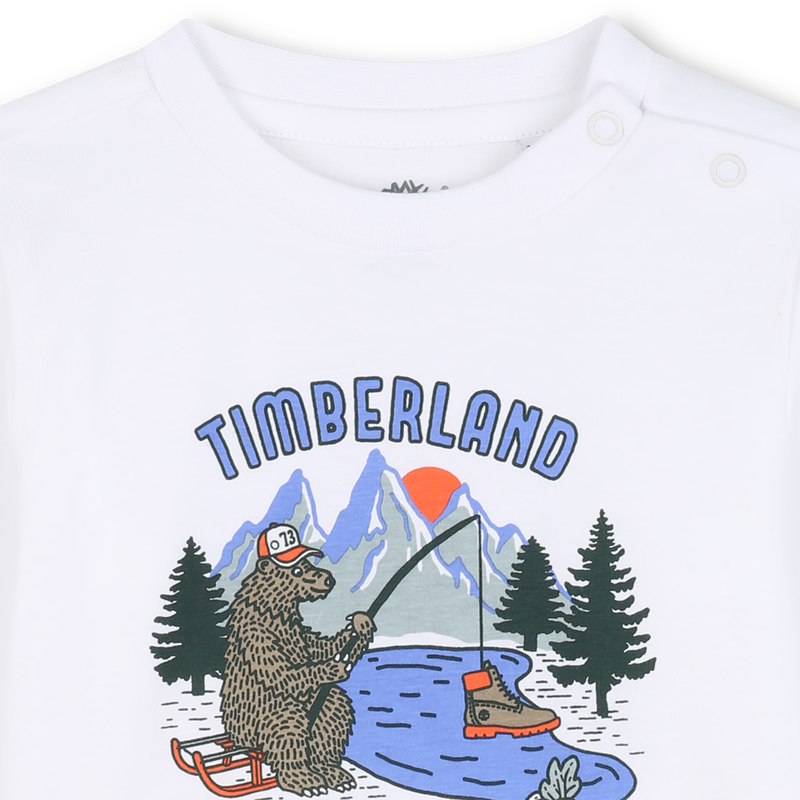 T-shirt de manga comprida em jersey TIMBERLAND 
                    BOY