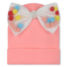 La&ccedil;o e chap&eacute;u pompom BILLIEBLUSH 
                    GIRL
