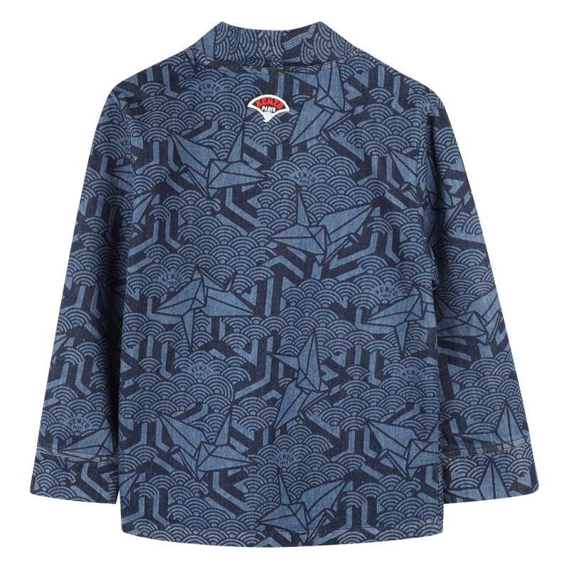 Casaco de ganga estampado KENZO KIDS 
                        UNISSEX