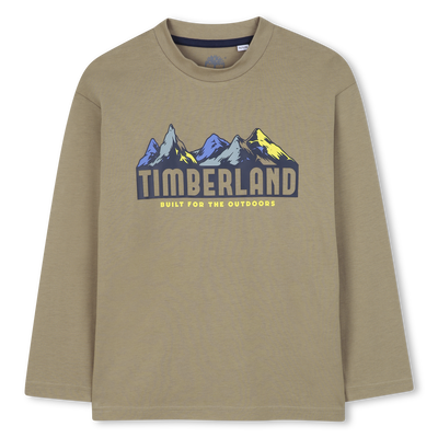 T-shirt de manga comprida em jersey TIMBERLAND BOY
