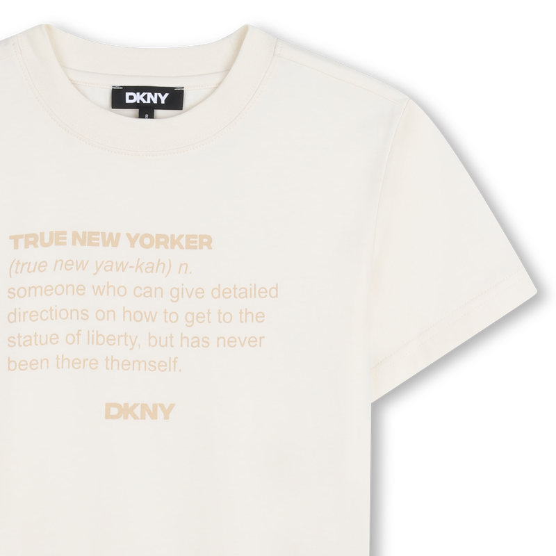 T-SHIRT DE MANGA CURTA DKNY 
                        UNISEX