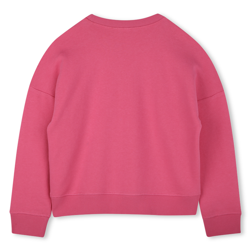 Sweatshirt em molet&atilde;o HUGO 
                        MENINA