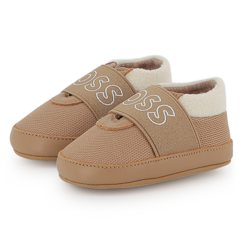 Chinelos de pele de carneiro macia BOSS 
                    UNISEX