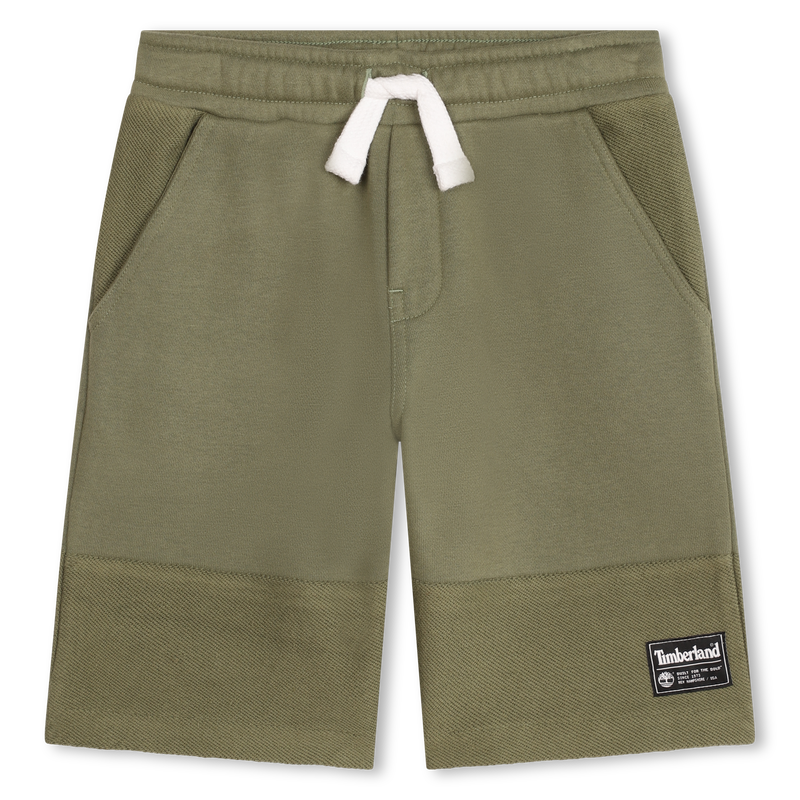 Bermuda de moletão texturizado TIMBERLAND 
                    BOY