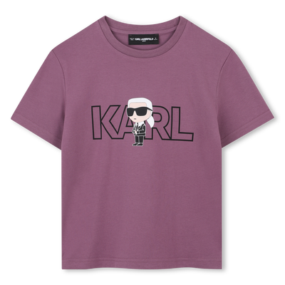 T-shirt de manga curta KARL LAGERFELD KIDS BOY