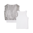T-shirt 2 em 1 DKNY 
                    GIRL