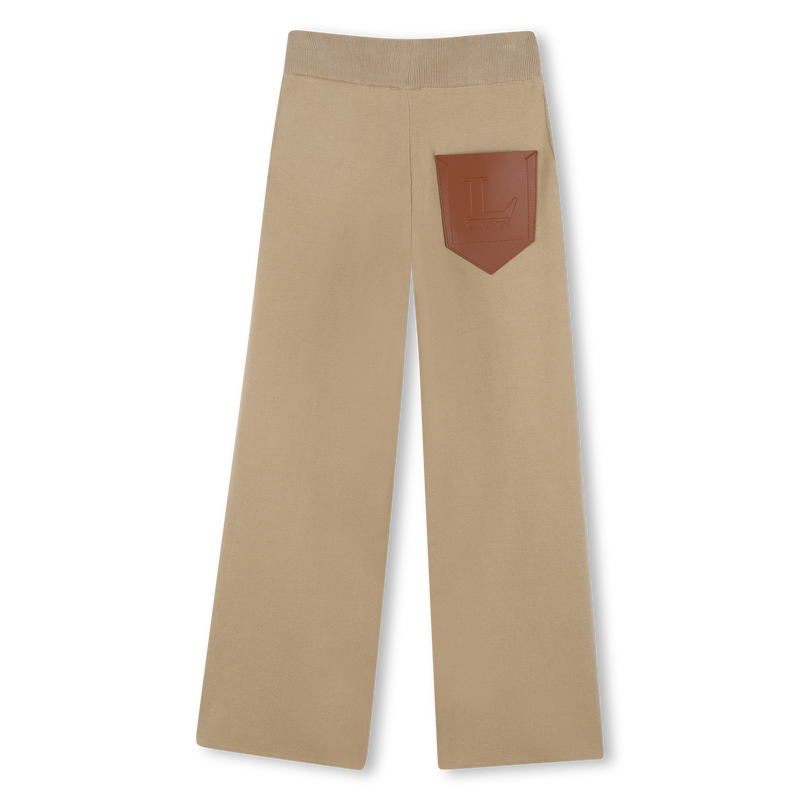Calças largas de malha LANVIN 
                    GIRL