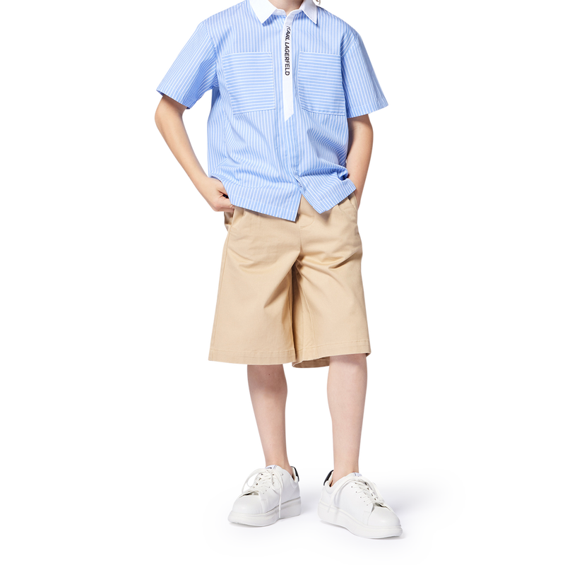 Bon&eacute; bordado ajust&aacute;vel KARL LAGERFELD KIDS 
                        BOY