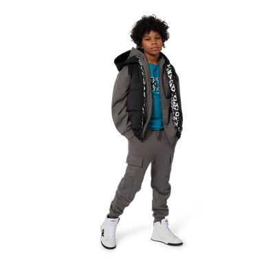 Cardig&atilde; de molet&atilde;o DKNY BOY