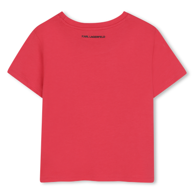 T-shirt de manga curta KARL LAGERFELD KIDS GIRL