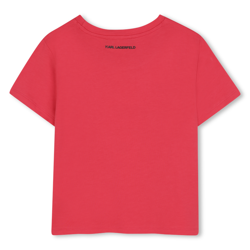T-shirt de manga curta KARL LAGERFELD KIDS 
                    GIRL