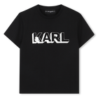 Camiseta de mangas curtas KARL LAGERFELD KIDS 
                    MENINO