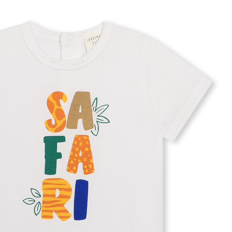 T-shirt estampada em algodão CARREMENT BEAU 
                    BOY