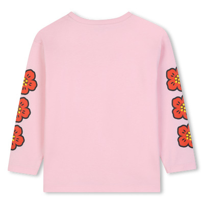 Camiseta de manga longa KENZO KIDS GIRL