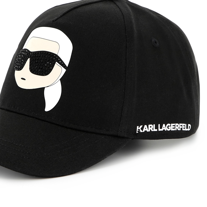 Bon&eacute; ajust&aacute;vel de algod&atilde;o KARL LAGERFELD KIDS 
                        GIRL