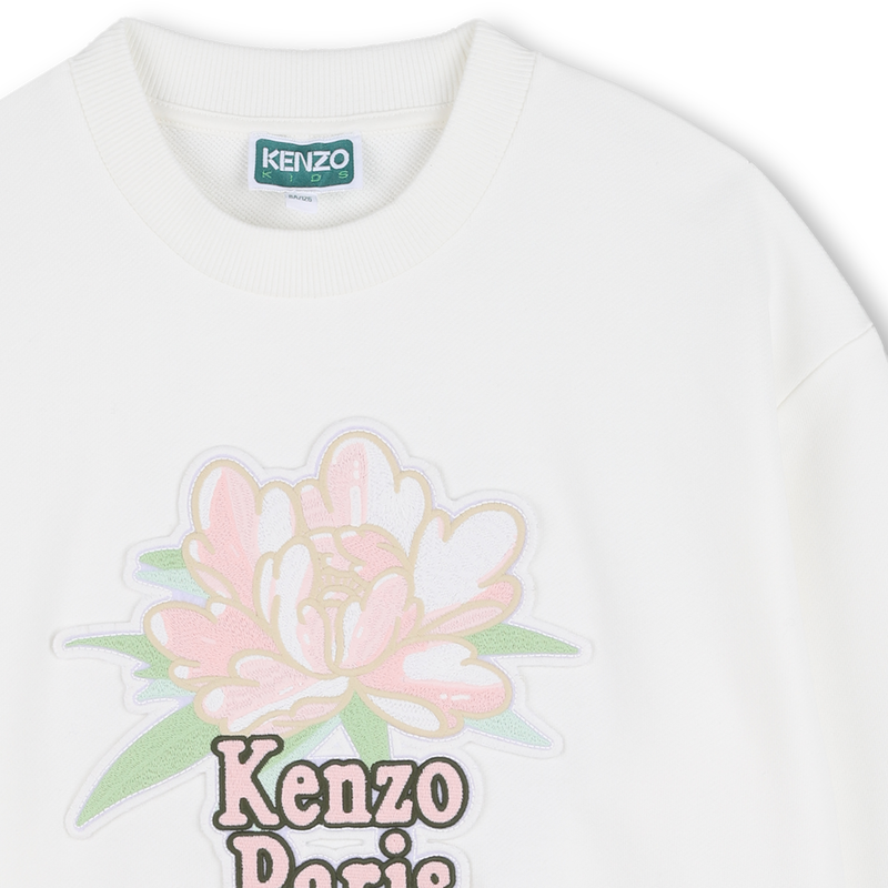 MOLETOM DE L&Atilde; KENZO KIDS 
                        GIRL