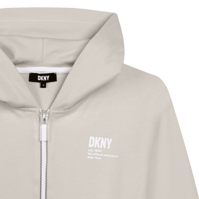 Cardigã unissexo em moletão DKNY 
                    UNISEX