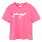 T-shirt de manga curta HUGO 
                    GIRL