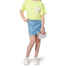 T-shirt larga de manga curta DKNY 
                    MENINA