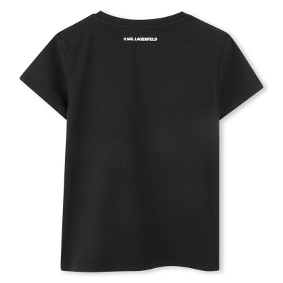 T-shirt de manga curta KARL LAGERFELD KIDS GIRL