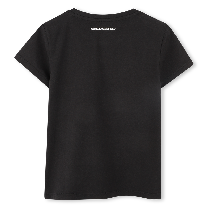T-shirt de manga curta KARL LAGERFELD KIDS 
                        GIRL
