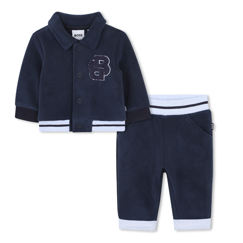 Conjunto de cardigã e calças BOSS 
                    BOY