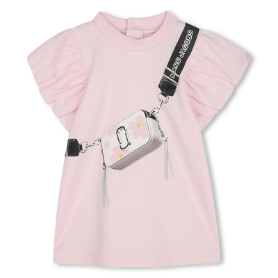 Vestido manga curta em algod&atilde;o MARC JACOBS UNISEX