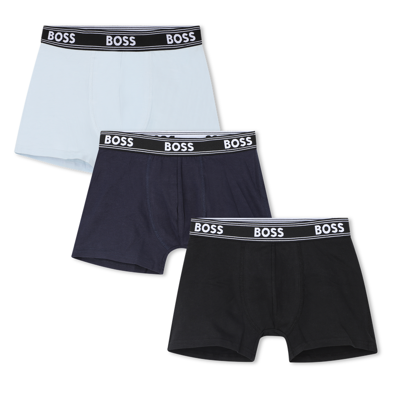 Pack de 3 cuecas boxer jersey BOSS 
                    BOY
