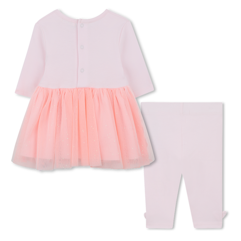 Conjunto de vestido e leggings BILLIEBLUSH 
                        GIRL