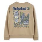 Sweatshirt de molet&atilde;o TIMBERLAND 
                    MENINO