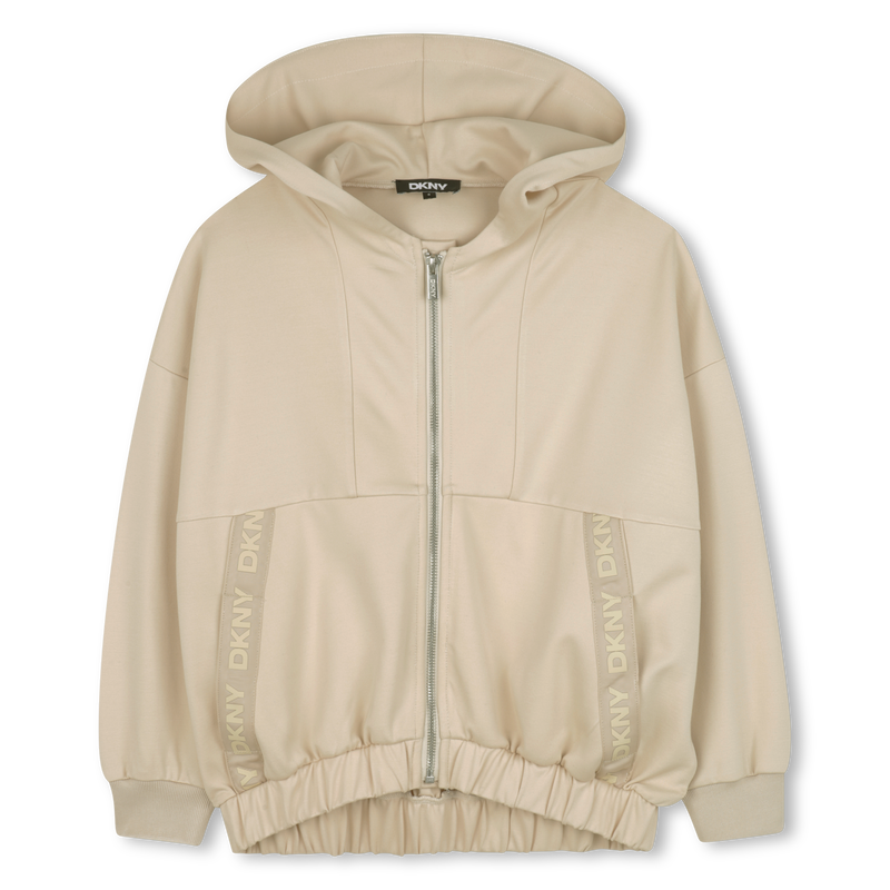 Cardigan com capuz DKNY 
                    GIRL