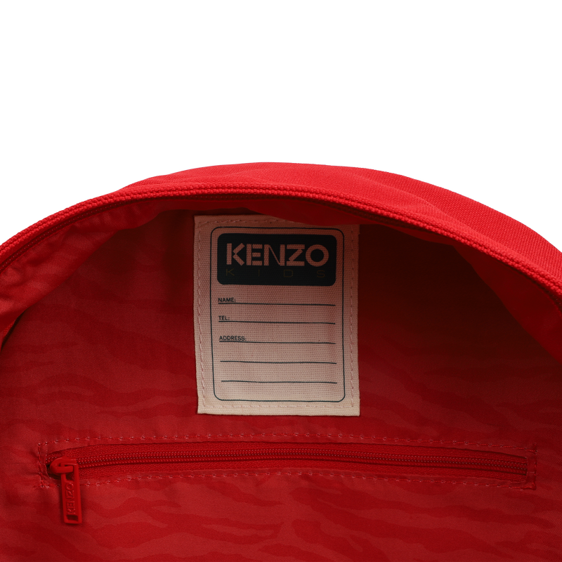 Mochila com bordado de Tigre KENZO KIDS 
                        UNISEX