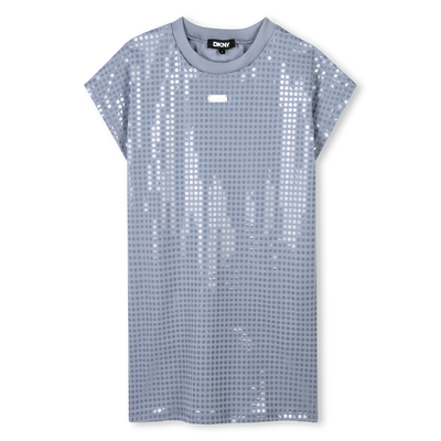 Vestido com lantejoulas DKNY GIRL