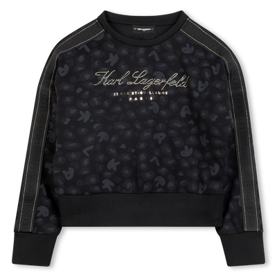 Moletom duplo jersey KARL LAGERFELD KIDS GIRL