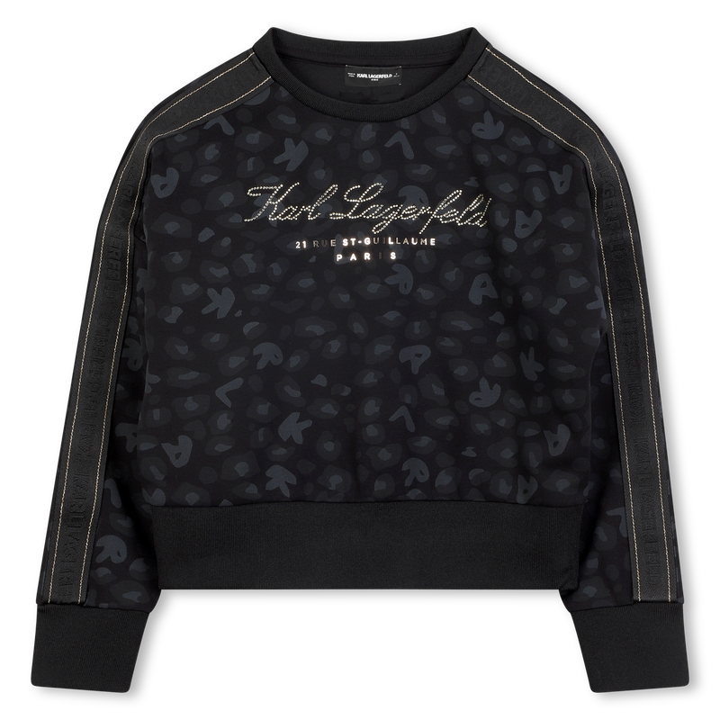 Moletom duplo jersey KARL LAGERFELD KIDS 
                    GIRL