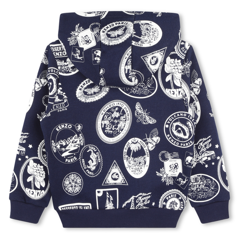 Zip-Up Fleece Sweatshirt KENZO KIDS 
                    UNISEX
