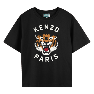 T-shirt algodão estampado KENZO KIDS BOY