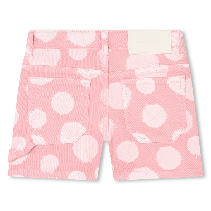 Polka Dot Cotton Serge Shorts THE MARC JACOBS 
                    GIRL