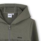 Cardigan com capuz BOSS 
                    MENINO