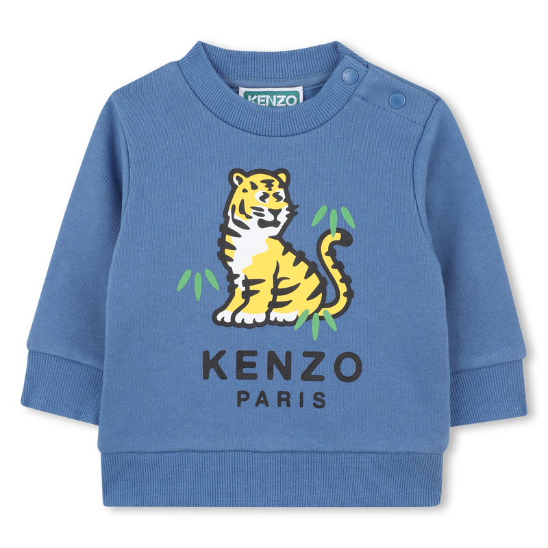 Conjunto de moletom e calça em lã KENZO KIDS 
                    UNISEX