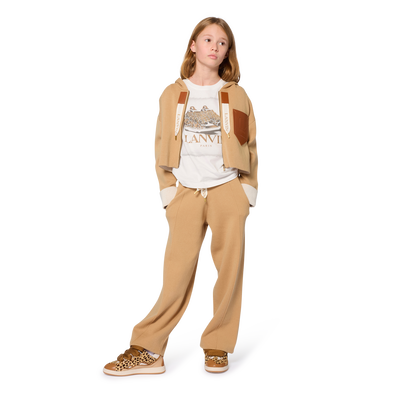 Cardigan de malha com capuz LANVIN GIRL