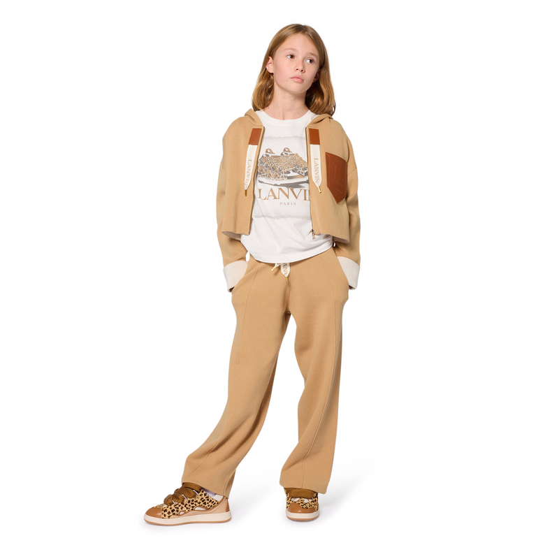 Cardigan de malha com capuz LANVIN 
                    GIRL