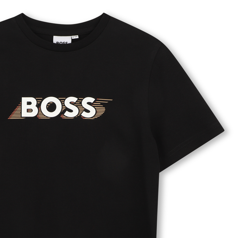 T-SHIRT MANGAS CURTAS BOSS 
                        MENINO
