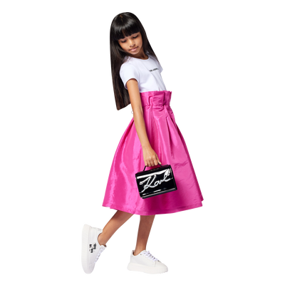 Bolsa de m&atilde;o ajust&aacute;vel KARL LAGERFELD KIDS GIRL