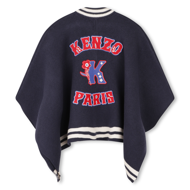 Capa de malha com emblemas KENZO KIDS 
                    GIRL