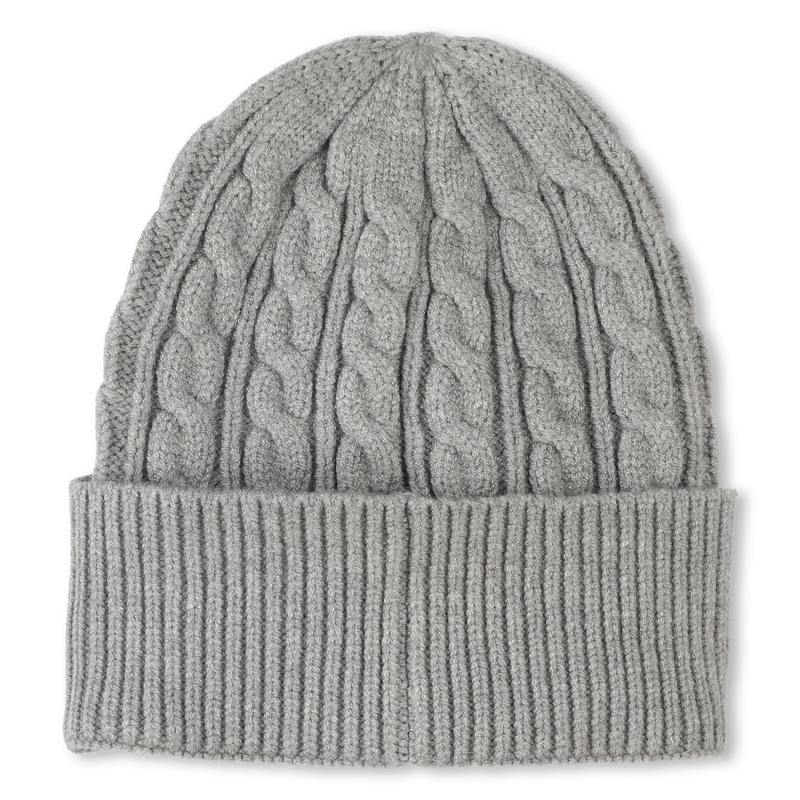 Gorro de malha tran&ccedil;ada BOSS 
                        BOY